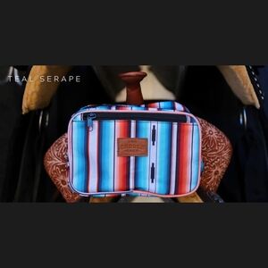 Ranch Dress'n The Saddle Sack - Teal Serape